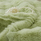 Soft Thick Faux Fur Sofa Cover Stripe Fluffy Fuzzy Non-Slip Washable Couch Covers