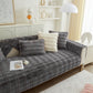 Soft Thick Faux Fur Sofa Cover Stripe Fluffy Fuzzy Non-Slip Washable Couch Covers