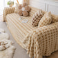 Luxury Plush Universal Couch Cover Blanket, Washable Couch Protector Houndstooth Sofa Covers