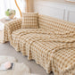 Luxury Plush Universal Couch Cover Blanket, Washable Couch Protector Houndstooth Sofa Covers