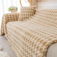 Luxury Plush Universal Couch Cover Blanket, Washable Couch Protector Houndstooth Sofa Covers