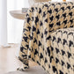 Luxury Plush Universal Couch Cover Blanket, Washable Couch Protector Houndstooth Sofa Covers