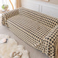 Luxury Plush Universal Couch Cover Blanket, Washable Couch Protector Houndstooth Sofa Covers