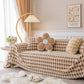 Luxury Plush Universal Couch Cover Blanket, Washable Couch Protector Houndstooth Sofa Covers