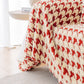 Luxury Plush Universal Couch Cover Blanket, Washable Couch Protector Houndstooth Sofa Covers