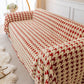 Luxury Plush Universal Couch Cover Blanket, Washable Couch Protector Houndstooth Sofa Covers