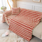 Luxury Plush Universal Couch Cover Blanket, Washable Couch Protector Houndstooth Sofa Covers