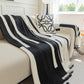 Soft Cozy Chenille Throw Cover for Couch with Tassel Accents, Dustproof Soft Throws for Sofa