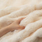 Thick Faux Rabbit Fur Sofa Cover Fluffy Plush Warm Sofa Slipcover Furniture Protector for Couch Bed