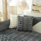 Bamboo-Style Sofa Towel, Faux Rabbit Fur Thickened Non-slip Seat Cushion Covers