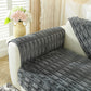 Bamboo-Style Sofa Towel, Faux Rabbit Fur Thickened Non-slip Seat Cushion Covers