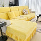 Universal Elastic Skirt Sofa Slipcover, Stretch Sofa Cushion Cover For Bedroom Office Living Room