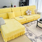 Universal Elastic Skirt Sofa Slipcover, Stretch Sofa Cushion Cover For Bedroom Office Living Room