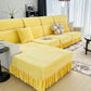 Universal Elastic Skirt Sofa Slipcover, Stretch Sofa Cushion Cover For Bedroom Office Living Room