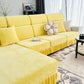 Universal Elastic Skirt Sofa Slipcover, Stretch Sofa Cushion Cover For Bedroom Office Living Room