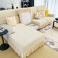 Universal Elastic Skirt Sofa Slipcover, Stretch Sofa Cushion Cover For Bedroom Office Living Room