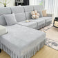 Universal Elastic Skirt Sofa Slipcover, Stretch Sofa Cushion Cover For Bedroom Office Living Room