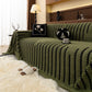 Jacquard Fleece Throw Blanket for Couch Plush Fuzzy Cozy Soft Blankets and Throws for Sofa