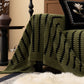 Jacquard Fleece Throw Blanket for Couch Plush Fuzzy Cozy Soft Blankets and Throws for Sofa