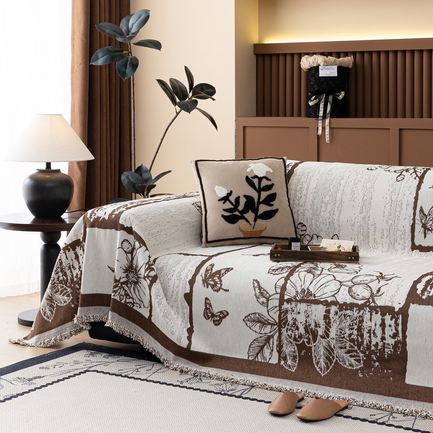 Fashion Couch Cover Blanket Bohemian Sectional Sofa Protector Furniture Covers for Sofas