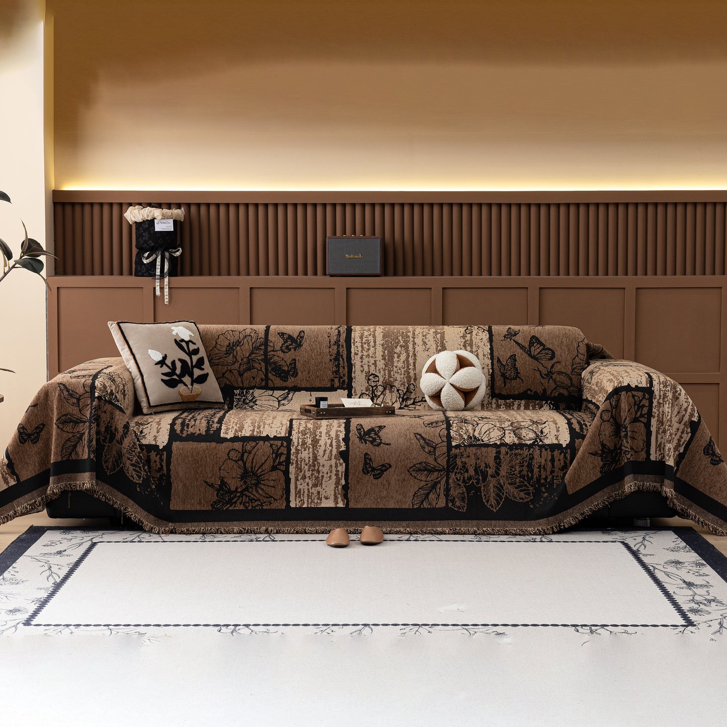 Fashion Couch Cover Blanket Bohemian Sectional Sofa Protector Furniture Covers for Sofas