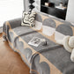 Chenille Circular Motif Sofa Protector Cover, Sofa Slipcovers L Shape, Sectional Sofa Couch Covers