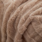 Thick Plush Jacquard Velvet Throw Blanket on Sofa, Sofa Slipcovers and Sectional Sofa Covers