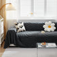 Thick Plush Jacquard Velvet Throw Blanket on Sofa, Sofa Slipcovers and Sectional Sofa Covers