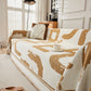 Chenille Abstract Soft Thick Reversible Oversized Couch Cover Blanket, Blanket on Sofa and The Couch