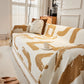 Chenille Abstract Soft Thick Reversible Oversized Couch Cover Blanket, Blanket on Sofa and The Couch