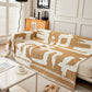 Chenille Abstract Soft Thick Reversible Oversized Couch Cover Blanket, Blanket on Sofa and The Couch