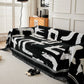 Chenille Abstract Soft Thick Reversible Oversized Couch Cover Blanket, Blanket on Sofa and The Couch