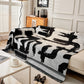 Chenille Abstract Soft Thick Reversible Oversized Couch Cover Blanket, Blanket on Sofa and The Couch