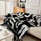 Chenille Abstract Soft Thick Reversible Oversized Couch Cover Blanket, Blanket on Sofa and The Couch