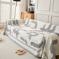 Chenille Abstract Soft Thick Reversible Oversized Couch Cover Blanket, Blanket on Sofa and The Couch