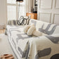 Chenille Abstract Soft Thick Reversible Oversized Couch Cover Blanket, Blanket on Sofa and The Couch