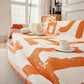 Chenille Abstract Soft Thick Reversible Oversized Couch Cover Blanket, Blanket on Sofa and The Couch