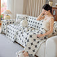 Geometric Jacquard Plush Warm Sofa Couch Cover Coral Fleece Throw Blanket for Couch