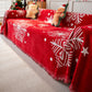 Merry Christmas Cozy Chenille Couch Cover Blanket, Non Slip Sofa Cover, Furniture Covers for Pets