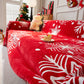 Merry Christmas Cozy Chenille Couch Cover Blanket, Non Slip Sofa Cover, Furniture Covers for Pets