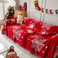 Merry Christmas Cozy Chenille Couch Cover Blanket, Non Slip Sofa Cover, Furniture Covers for Pets