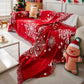 Merry Christmas Cozy Chenille Couch Cover Blanket, Non Slip Sofa Cover, Furniture Covers for Pets