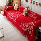 Merry Christmas Cozy Chenille Couch Cover Blanket, Non Slip Sofa Cover, Furniture Covers for Pets