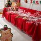 Merry Christmas Cozy Chenille Couch Cover Blanket, Non Slip Sofa Cover, Furniture Covers for Pets