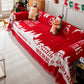 Merry Christmas Cozy Chenille Couch Cover Blanket, Non Slip Sofa Cover, Furniture Covers for Pets