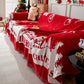 Merry Christmas Cozy Chenille Couch Cover Blanket, Non Slip Sofa Cover, Furniture Covers for Pets