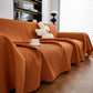 Waterproof Waffle Lattice Sofa Throw, Sofa Towel Cover for Couches, Simple Sofa Cover Blanket