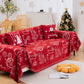 Merry Christmas Soft Sofa Cover, Chenille Sofa Cover Throw , Couch Cover Blanket Throws for Couches