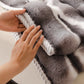 Extra Large Faux Fur Gradient Couch Cover Blanket: Plush, Fluffy, Warmth, Perfect Throw on the Sofa