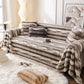 Extra Large Faux Fur Gradient Couch Cover Blanket: Plush, Fluffy, Warmth, Perfect Throw on the Sofa